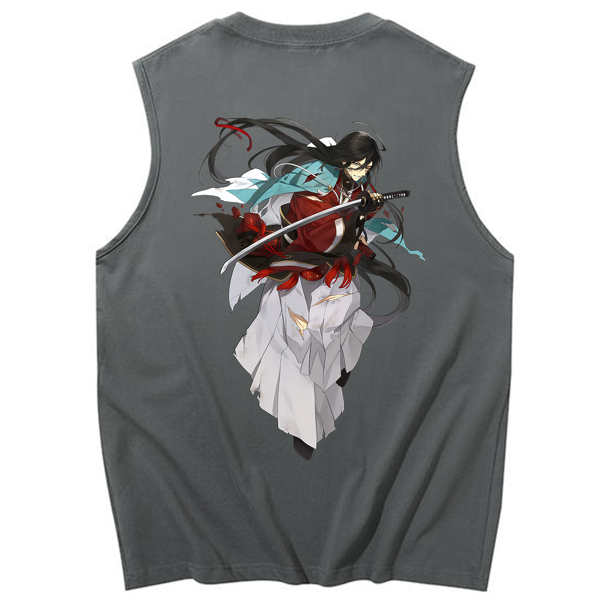 （画像用） 刀剣乱舞 Touken Ranbu コットン100％タンクトップ（背面プリント）